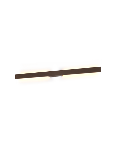Aplique exterior LED pequeño Lotus corten 20W - IP54