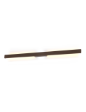 Aplique exterior LED grande Lotus corten 24W - IP54