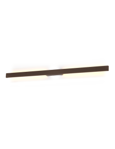 Aplique exterior LED grande Lotus corten 24W - IP54
