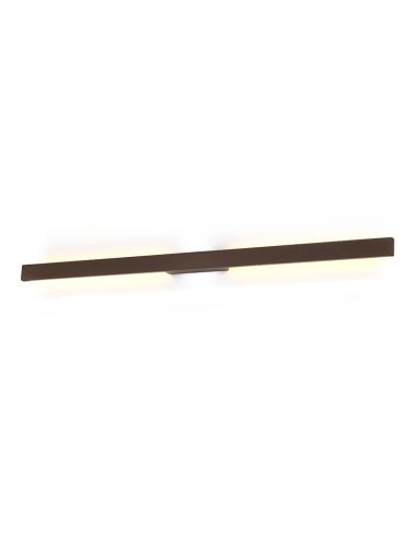 Aplique exterior LED grande Lotus corten 24W - IP54