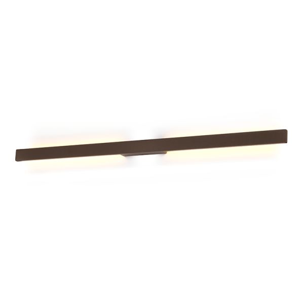 Aplique exterior LED grande Lotus corten 24W - IP54