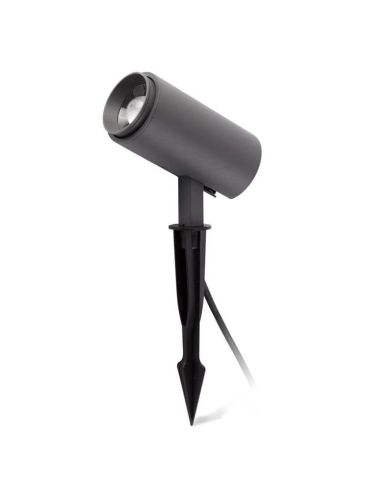 Foco con Piqueta exterior LED con Zoom 18º - 45º 8,5W 3000K 635Lm Ploom 70193 Faro Barcelona | LeonLeds