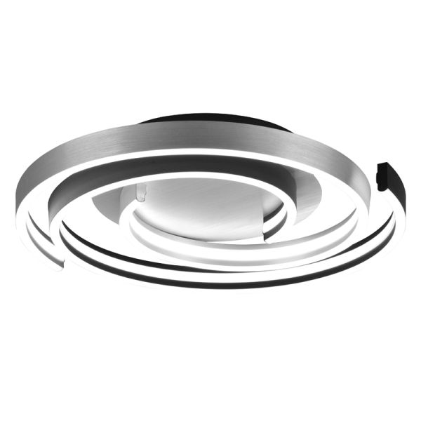 Plafón de techo Caya espiral blanco | LeonLeds