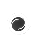 Plafón de techo Caya espiral negro encendido vista desde arriba| LeonLeds