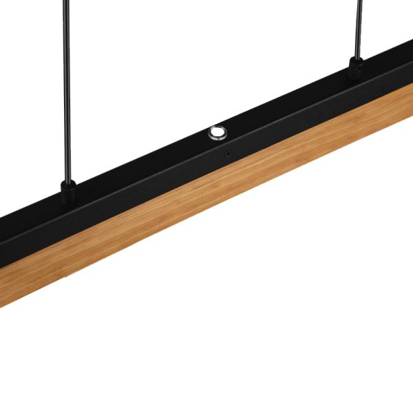 Lámpara colgante LED altura Kerale 25W vista de cerca| LeonLeds