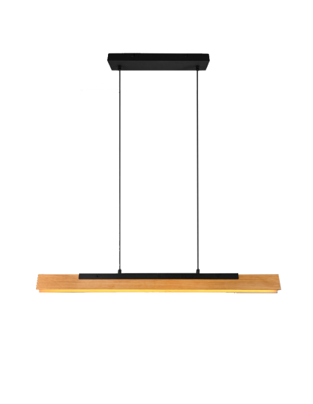 Lámpara colgante LED altura Kerale 25W vista completa| LeonLeds