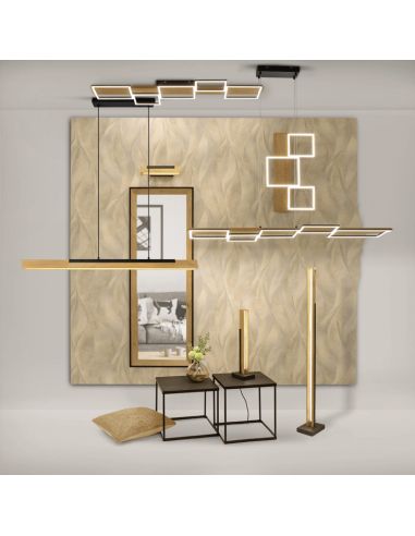 Lampadaire LED intégré Kerala 16W composition du produit | leonleds