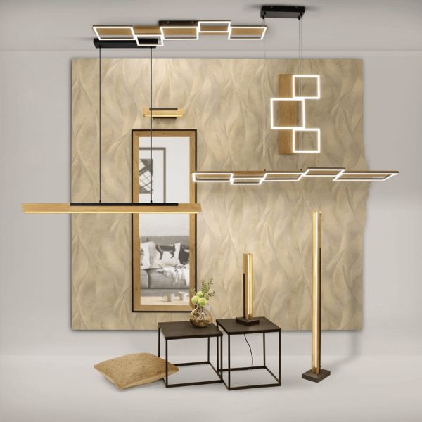 Lampadaire LED intégré Kerala 16W composition du produit | leonleds