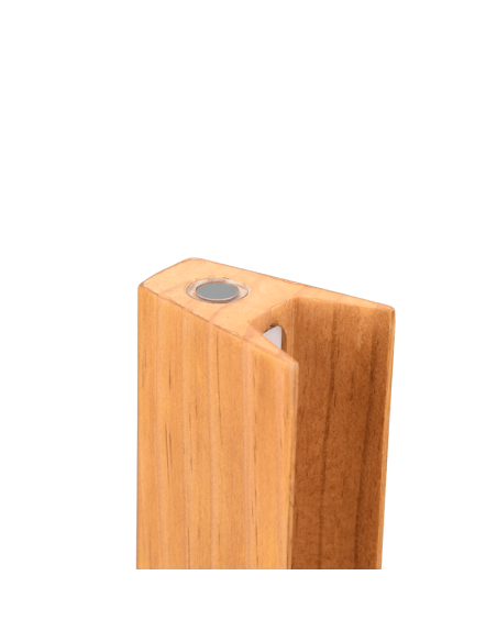 Vista de perto da luminária de piso integrada Kerala 16W LED | leonleds