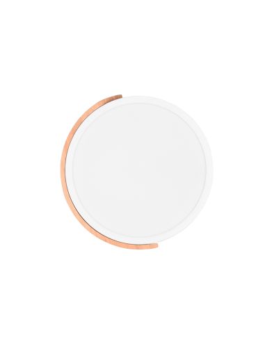 Plafonnier LED intégré Jano 20W vue de face | leonleds