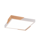 Plafón de techo LED integrado cuadrado 20W | LeonLeds