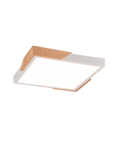 Plafón de techo LED integrado cuadrado 20W | LeonLeds
