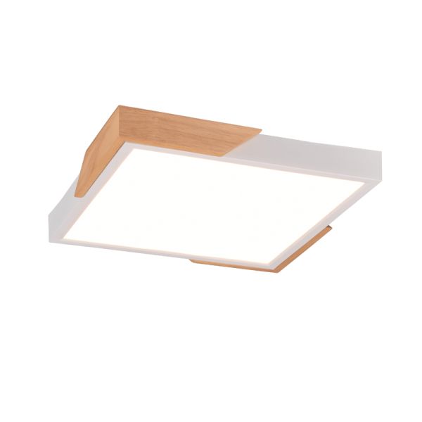 Plafón de techo LED integrado cuadrado 20W | LeonLeds