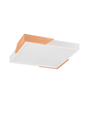 Plafón de techo LED integrado cuadrado 20W apagado| LeonLeds