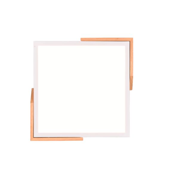 Plafón de techo LED integrado cuadrado 20W con luz| LeonLeds