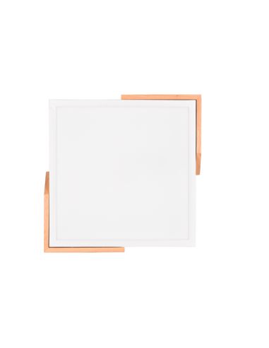 Plafón de techo LED integrado cuadrado 20W sin luz| LeonLeds