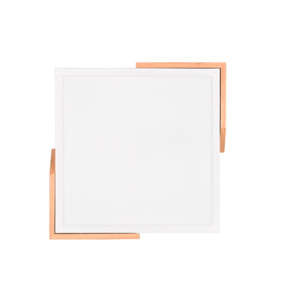 Plafonnier LED intégré carré 20W sans lumière | leonleds