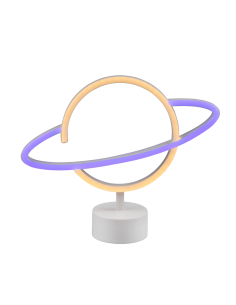 Lámpara de sobremesa LED forma planeta | LeonLeds
