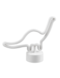 Lámpara de sobremesa LED forma dinosaurio vista lateral| LeonLeds