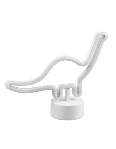 Lámpara de sobremesa LED forma dinosaurio vista lateral| LeonLeds