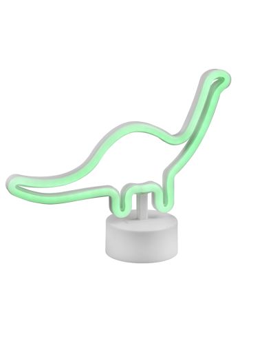 Lámpara de sobremesa LED forma dinosaurio | LeonLeds