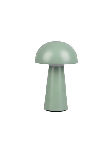 Candeeiro de mesa LED verde Lennon com luz apagada | leonleds