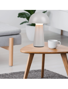 Lampe de table LED Lennon grise | leonleds 2