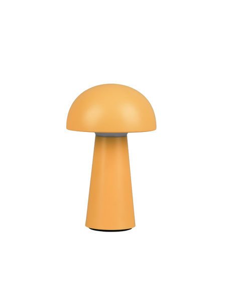 Candeeiro de mesa Lennon amarelo desligado | leonleds