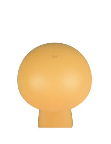 Lámpara de sobremesa Lennon amarillo botón| LeonLeds
