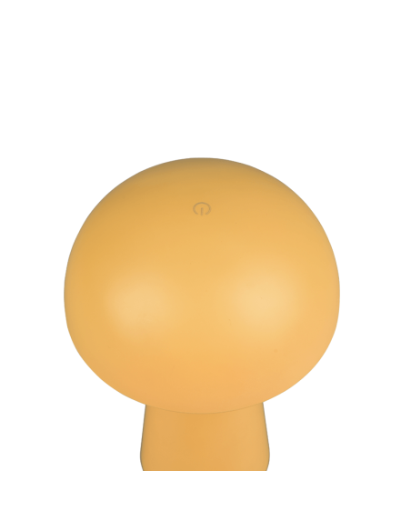 Lámpara de sobremesa Lennon amarillo botón| LeonLeds