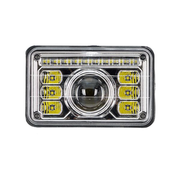 Phare LED rectangulaire homologué Massey Ferguson New Holland John Deere Landini | leonleds