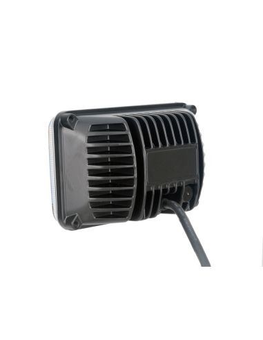 Faro delantero LED rectangular homologado Massey Ferguson New Holland John Deere Landini Cable | LeonLeds