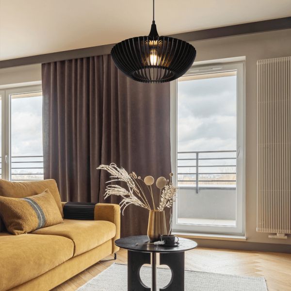Lámpara colgante LED Colino en un salón| LeonLeds