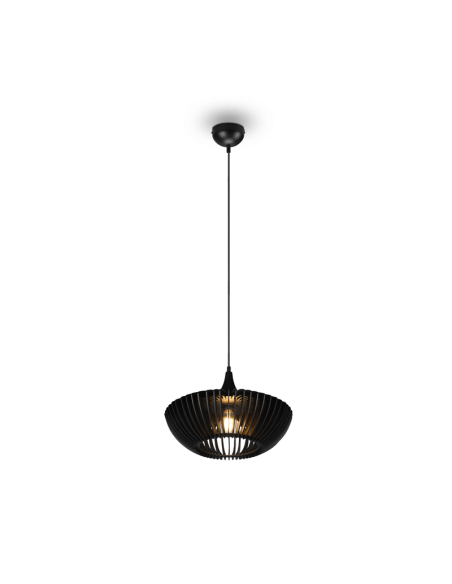 Lámpara colgante LED Colino en techo encendida | LeonLeds
