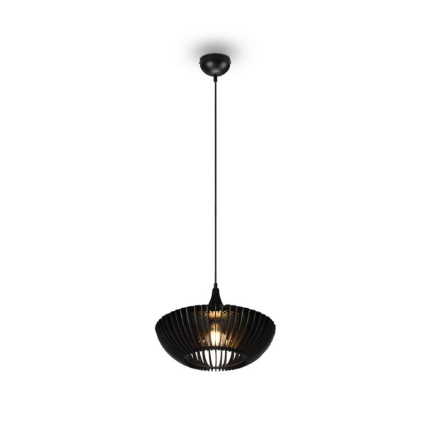 Lámpara colgante LED Colino en techo encendida | LeonLeds