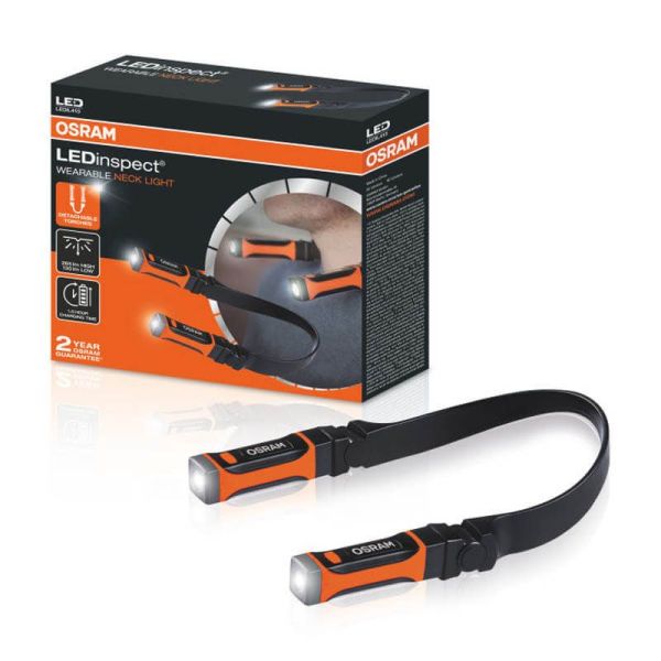 Linterna LED de trabajo para cuello con 2 Luces LED WEARABLE NECKLIGHT LEDIL413 Osram | LeonLeds