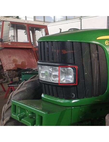 Faro de trabajo cunetero LED emptorable 40W 3.400Lm 12V 24V para tractores John Deere | LeonLeds