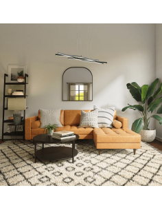 Luminária pendente contemporânea de alumínio Blaze regulável | leonleds 2
