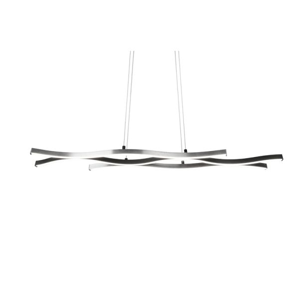 Lámpara colgante moderna aluminio Blaze regulable vista | LeonLeds