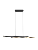 Candeeiro de suspensão moderno bronze mate Blaze regulável| leonleds