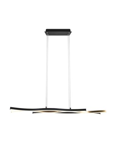 Candeeiro de suspensão moderno bronze mate Blaze regulável| leonleds