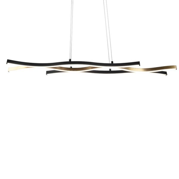 Lámpara colgante moderna bronce mate Blaze vista detalle| LeonLeds