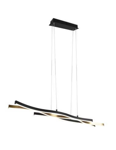 Lámpara colgante moderna bronce mate Blaze en techo | LeonLeds