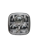 Faro LED delantero LED homologado cuadrado empotrable con una potencia de 30W/60W |LeonLeds Iluminación