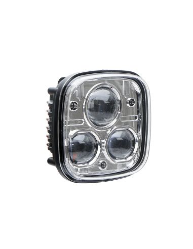 Faro LED delantero LED homologado cuadrado empotrable con una potencia de 30W/60W |LeonLeds Iluminación