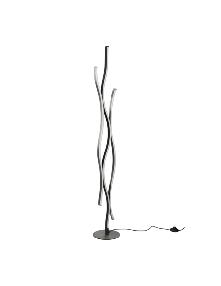 Lampadaire moderne Blaze 35W argent | leonleds