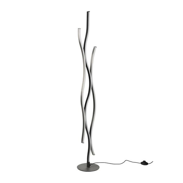 Lampadaire moderne Blaze 35W argent | leonleds