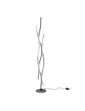 Lampadaire moderne Blaze 35W argent lumière froide | leonleds