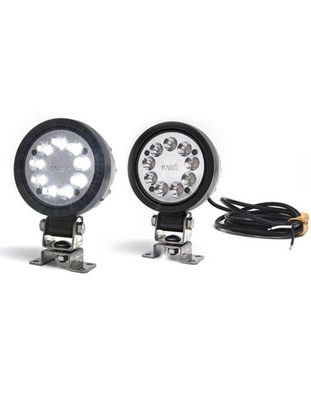 Phare LED Rond Longue Portée Homologué 5000Lm HR ECE 10 R10 ADR 50W Was | leonleds