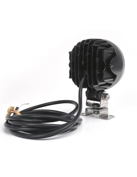 Farol LED redondo de longo alcance aprovado 5000Lm HR ECE 10 R10 ADR 50W Was | leonleds